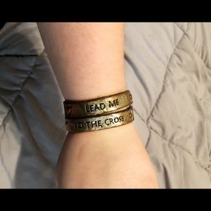 “Lead me to the cross” wrap around bracelet
